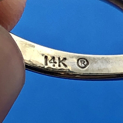 Designer 14K White Gold Sapphire Diamond Starfire Waterfall Anniversary Ring