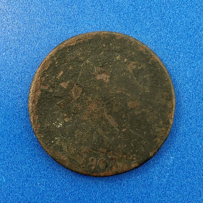 1807 P Draped Bust Copper Large Cent Early US Copper Better Philadelphia Coin
