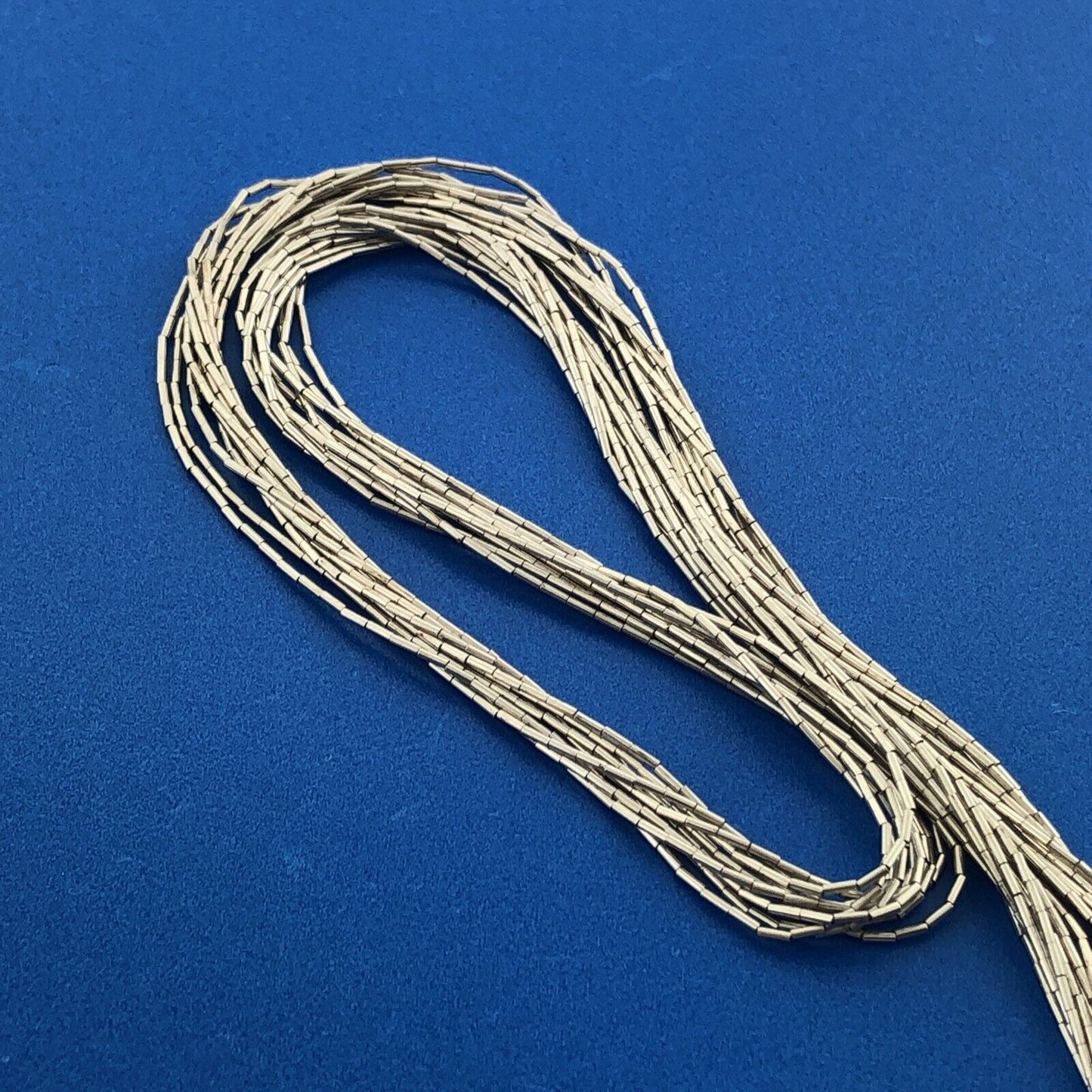 Carolyn Pollack Relios Sterling Silver 925 Liquid Silver Ten Strand Necklace