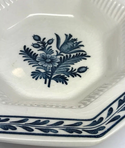 Vintage Interpace Blue Tulip Japan Independence Ironstone Small Fruit Bowl