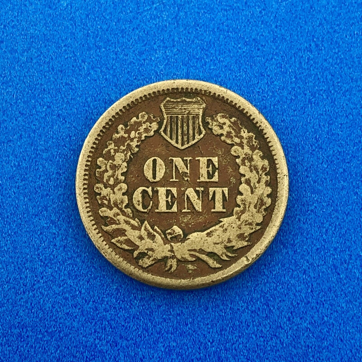 1863 P 1 Cent Indian Head Cent with Shield Better Key Date Copper-Nickel Coin