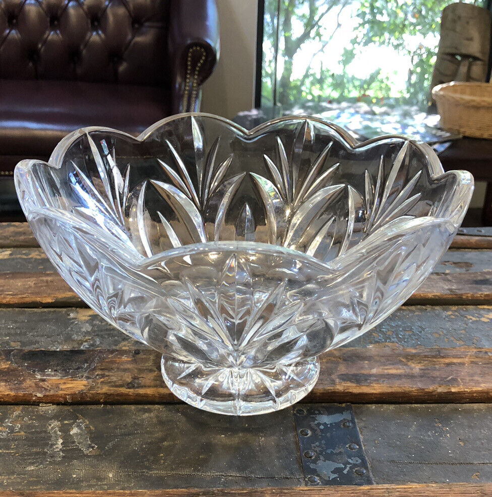Marquis by Waterford 10 inch Canterbury Crystal Decorative Fruit Bowl