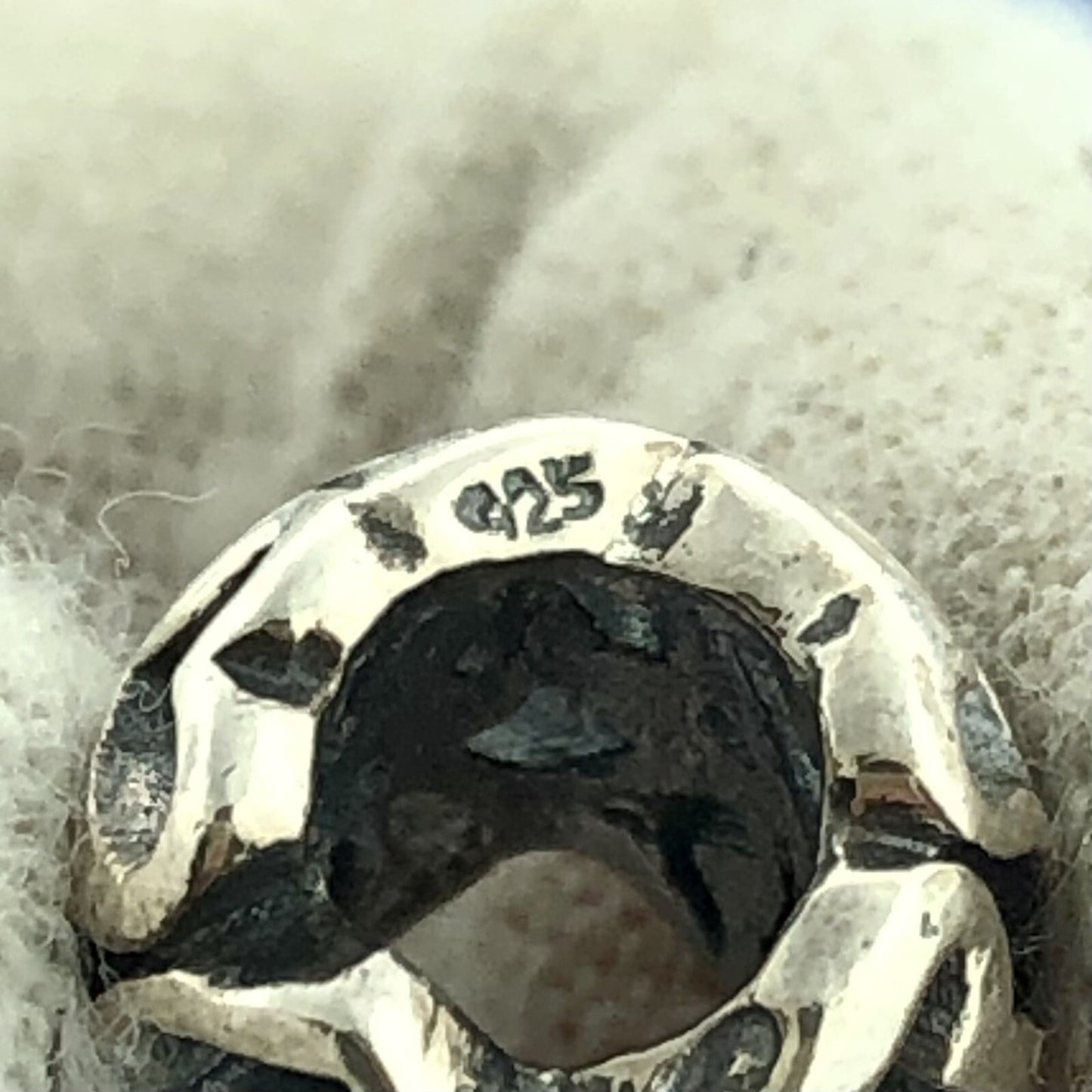 Designer Sterling Silver 925 Heart Openwork Bead Bracelet Charm