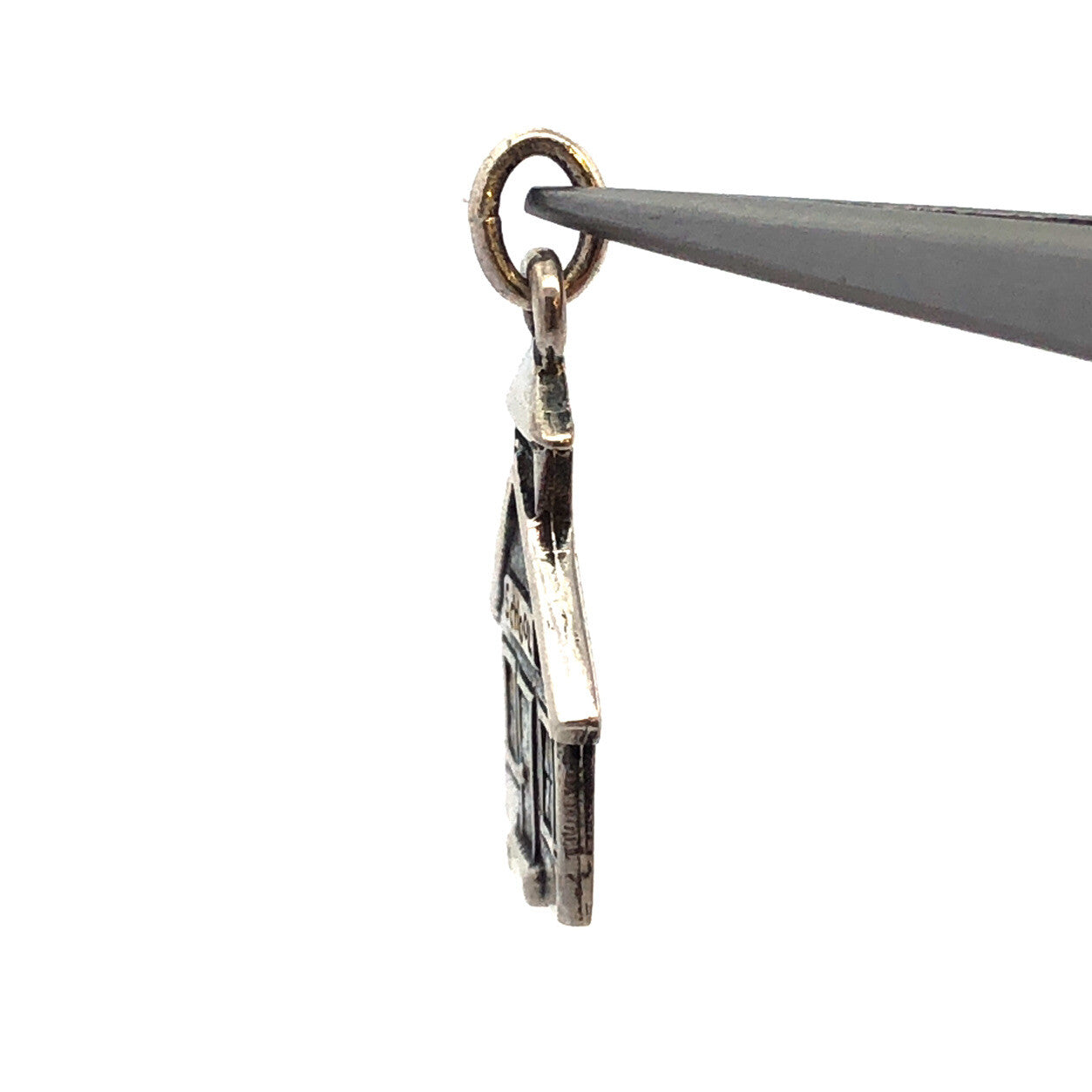 Retired Designer James Avery 925 Sterling Silver School House Pendant