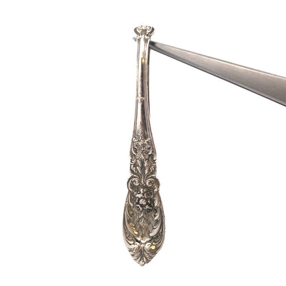 Vintage International Sterling 925 Sterling Silver Floral Spoon Handle Pendant