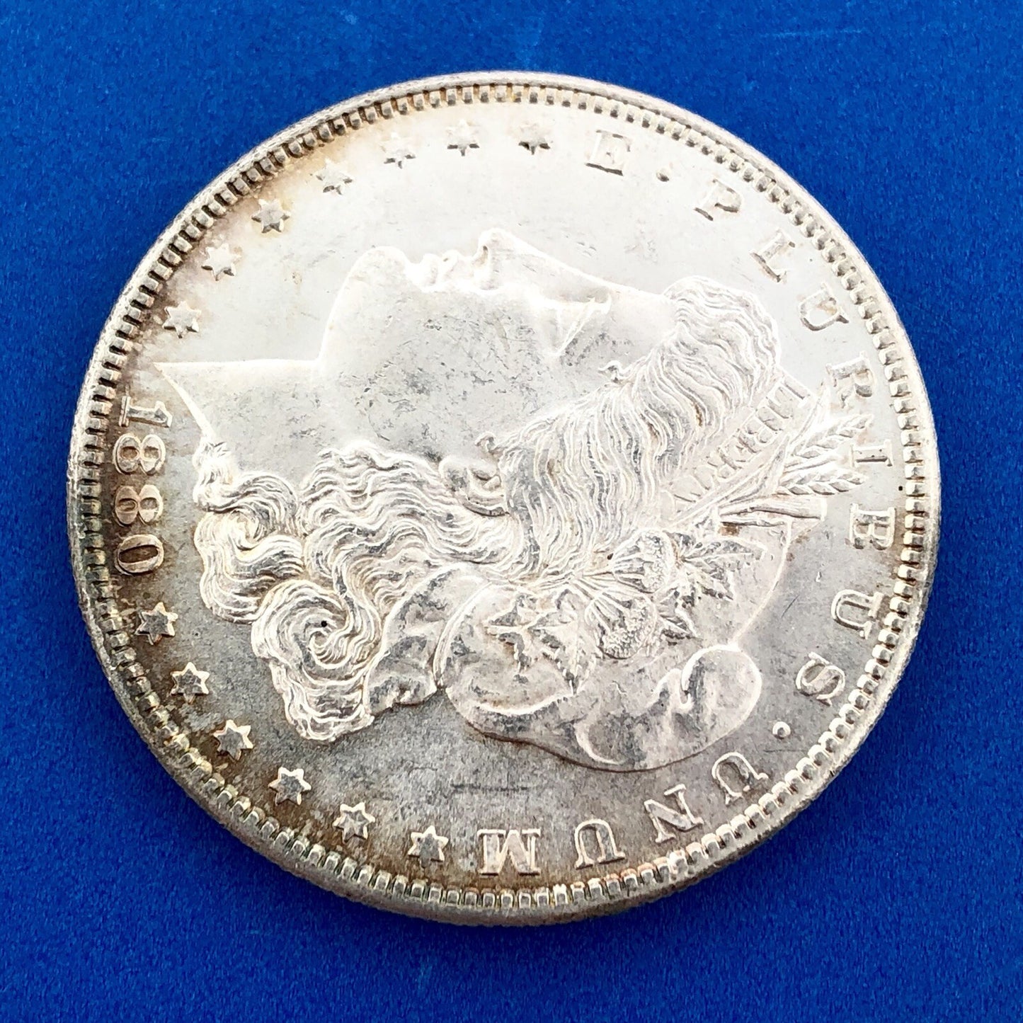 1880 S Morgan Silver Dollar San Francisco Beauty Brilliant Uncirculated Coin