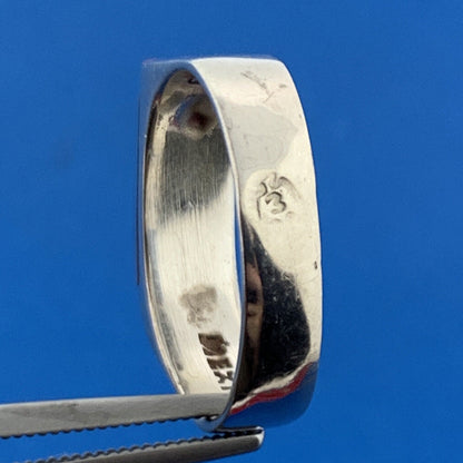 Stunning Mexican Sterling Silver 925 Cabochon Tiger Eye's Quartz Ring Size 7