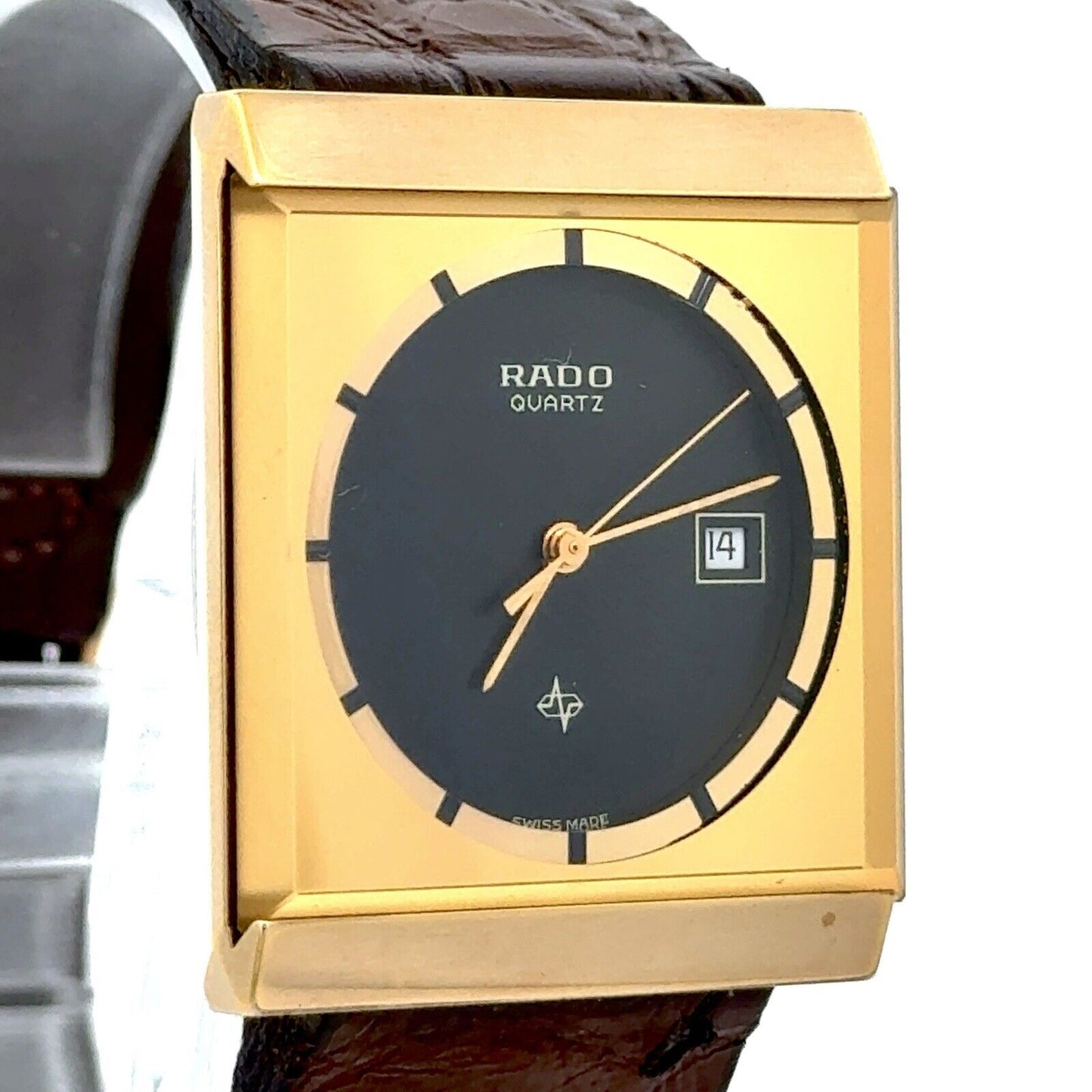 Designer RADO 711.2010.2 Modernist Rectangle Tank Quartz Unisex Wrist Watch