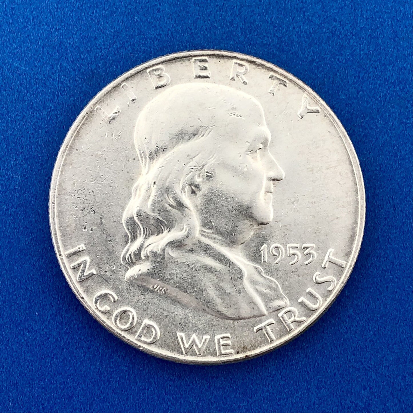 1953 D Franklin Silver Half Dollar Better Key Rare Denver Mint Coin