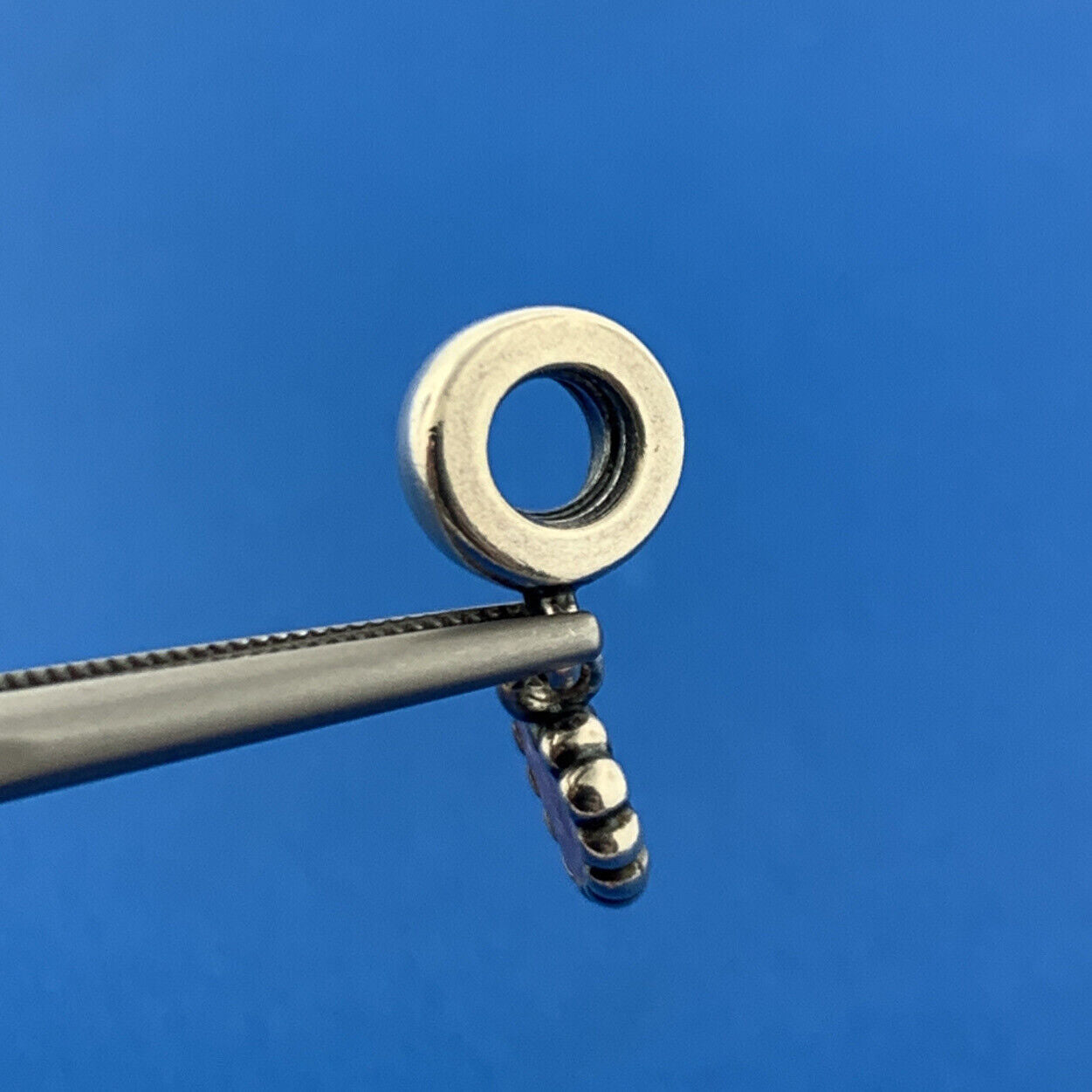 Authentic PANDORA Sterling Silver Young Love Pink Heart Charm #790471 Retired