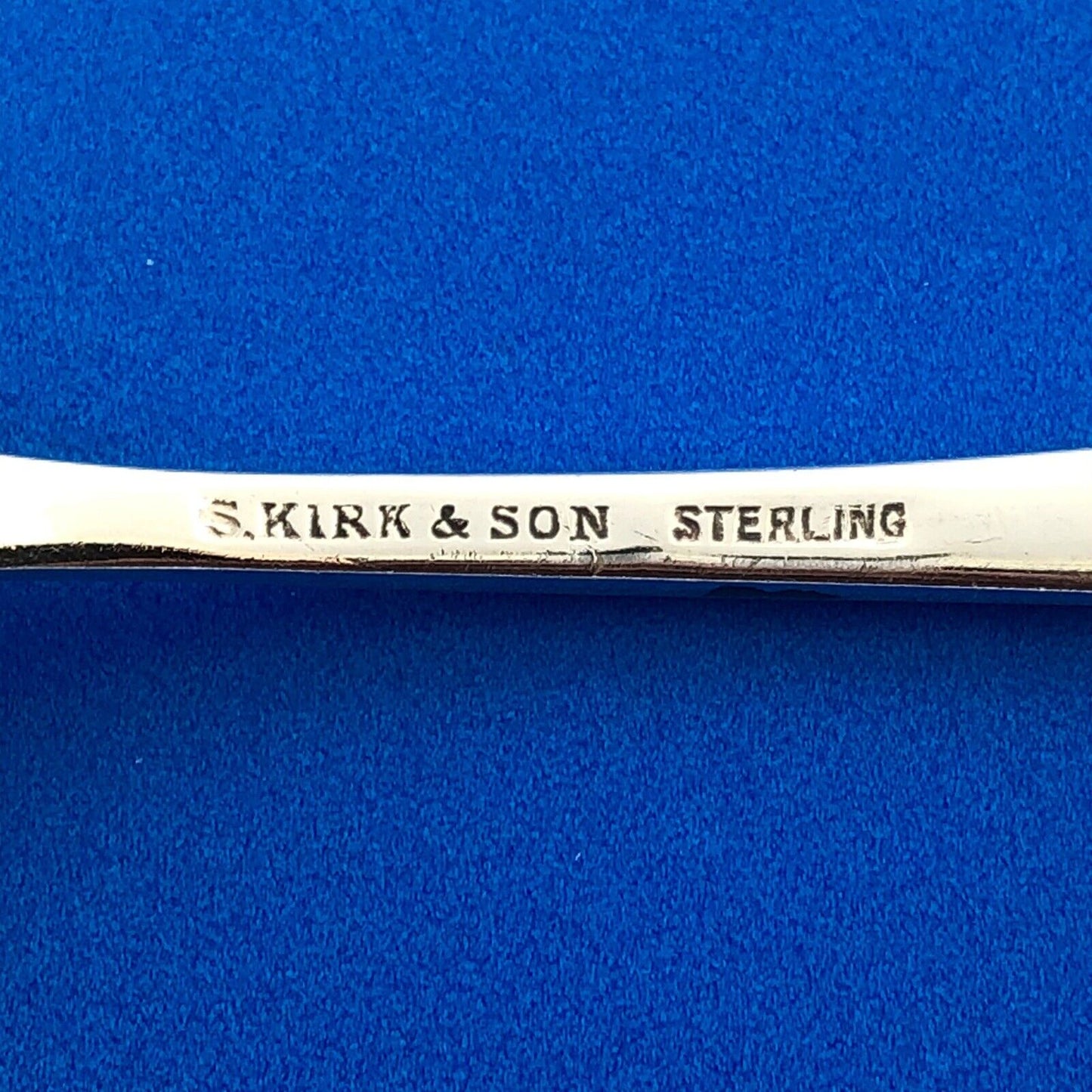 Kirk Stieff & Son Antique 1924 Sterling Silver 925 Repousse 5 5/8" Baby Spoon
