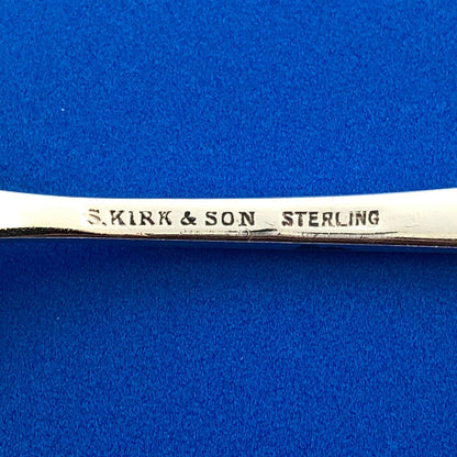 Kirk Stieff & Son Antique 1924 Sterling Silver 925 Repousse 5 5/8" Baby Spoon