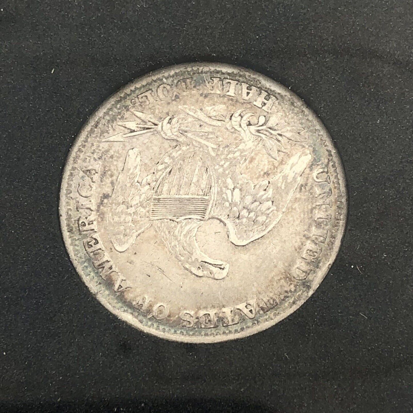 1839 Capped Bust Silver Half Dollar 50c Reeded Edge Ungraded Extra Fine Coin