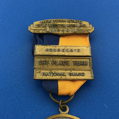 1960 New York State Rifle Pistol National Guard Rifle Aggregate 1st Team Award