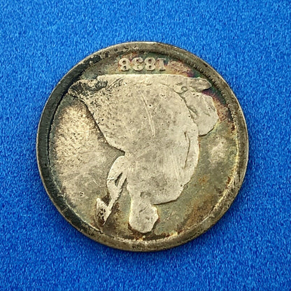 1838 O Seated Liberty Silver Dime No Stars Type 1 Better Key New Orleans Coin