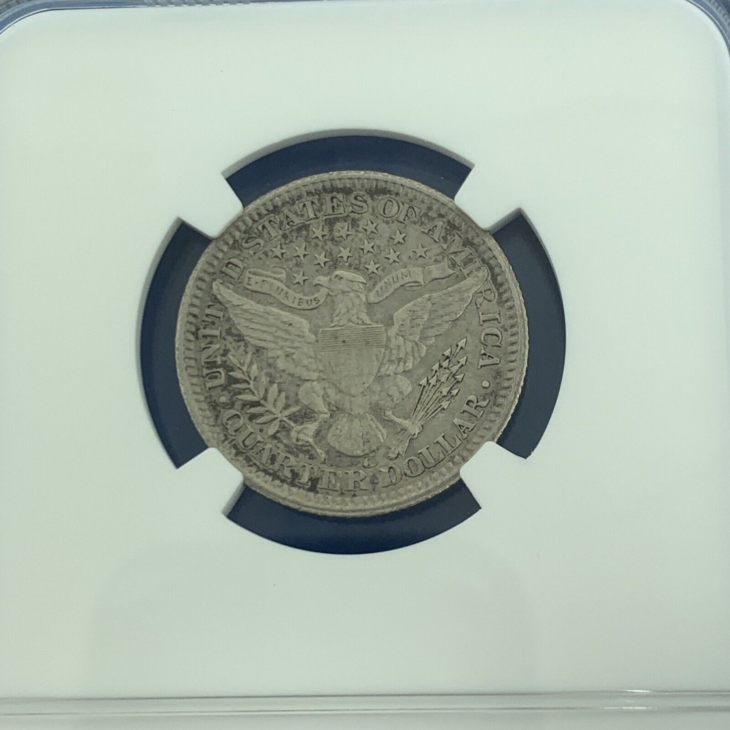 1907 O New Orleans 25c Barber Quarter 90% Silver Au Details NGC Cleaned Coin