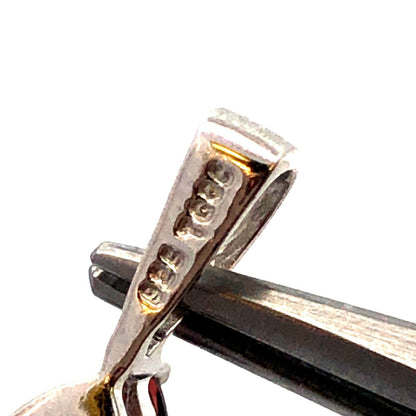 Designer TGGC 925 Sterling Silver Pear Cut Garnet January Anniversary Pendant