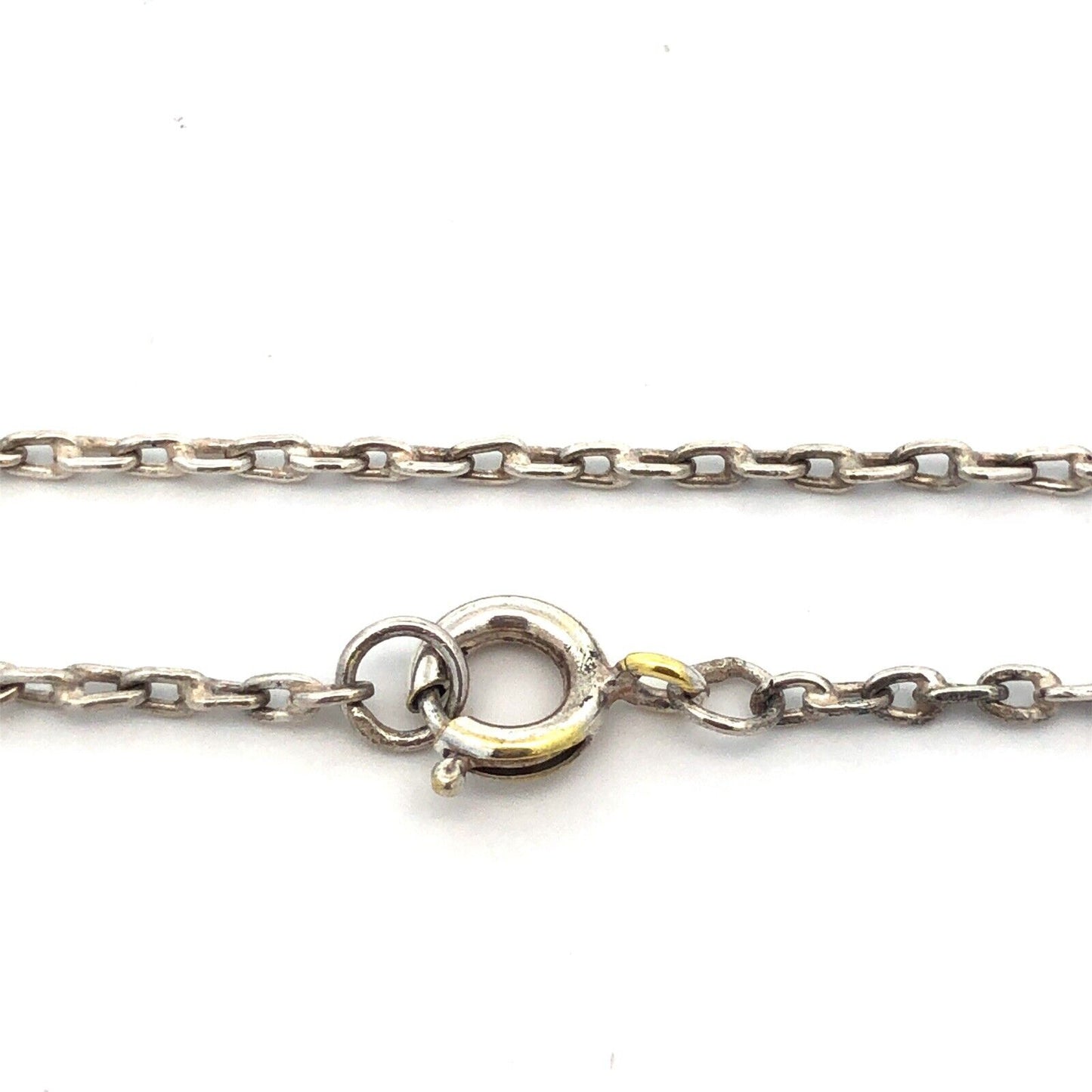 Vintage 925 Sterling Silver Jerusalem Cross Scroll Detail Statement Necklace