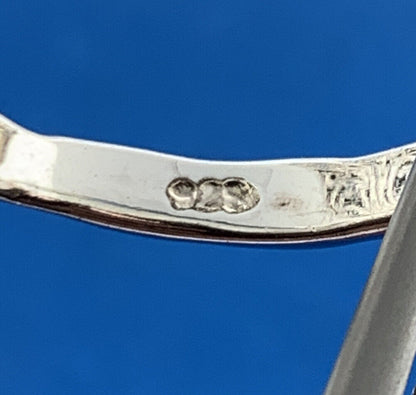 925 Sterling Silver Diamond Balinese Scroll Dragonfly Statement Ring