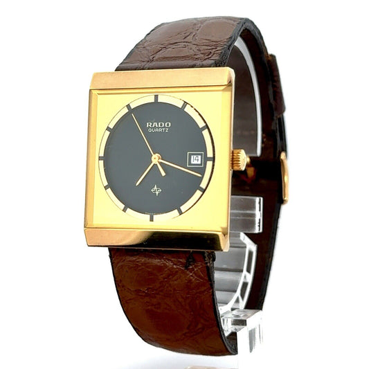 Designer RADO 711.2010.2 Modernist Rectangle Tank Quartz Unisex Wrist Watch