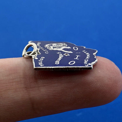 Sterling Silver State Charm - Ohio
