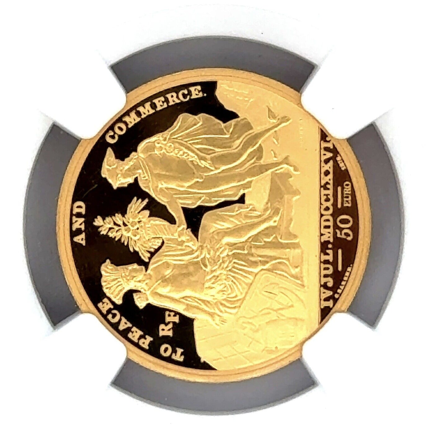 2022 France Gold 50 Euro Great Seal of the US NGC PF70 Ultra Cameo Rare Coin