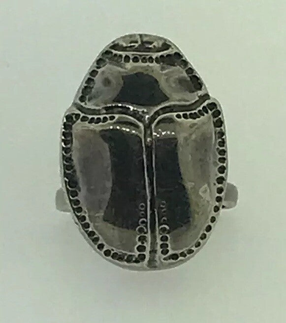 Mignon Faget Sterling Silver 925 Retired Scarab Collection Belt Buckle