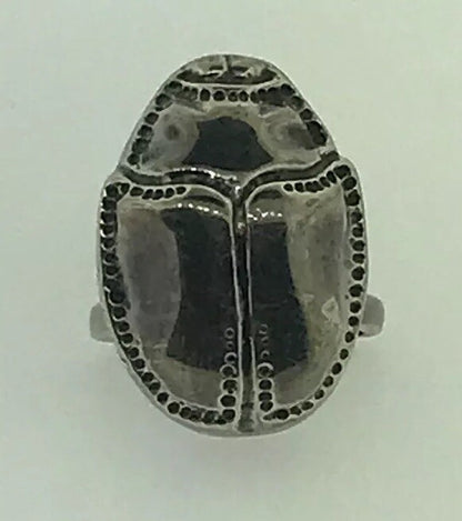 Mignon Faget Sterling Silver 925 Retired Scarab Collection Belt Buckle