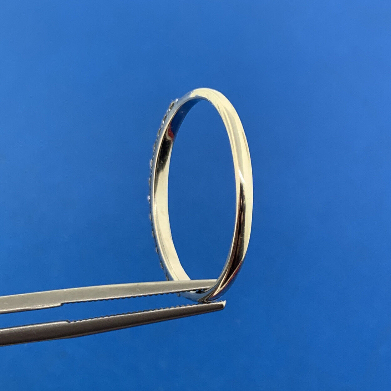 Designer 925 Sterling Silver Cubic Zirconia CZ Infinity Stackable Band Ring