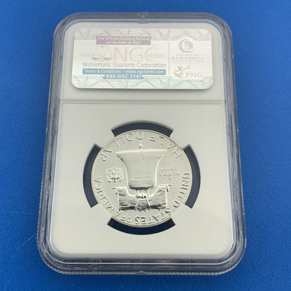 1963 Franklin Silver Proof Half Dollar 50c $.50 Better Key Philadelphia NGC PF67