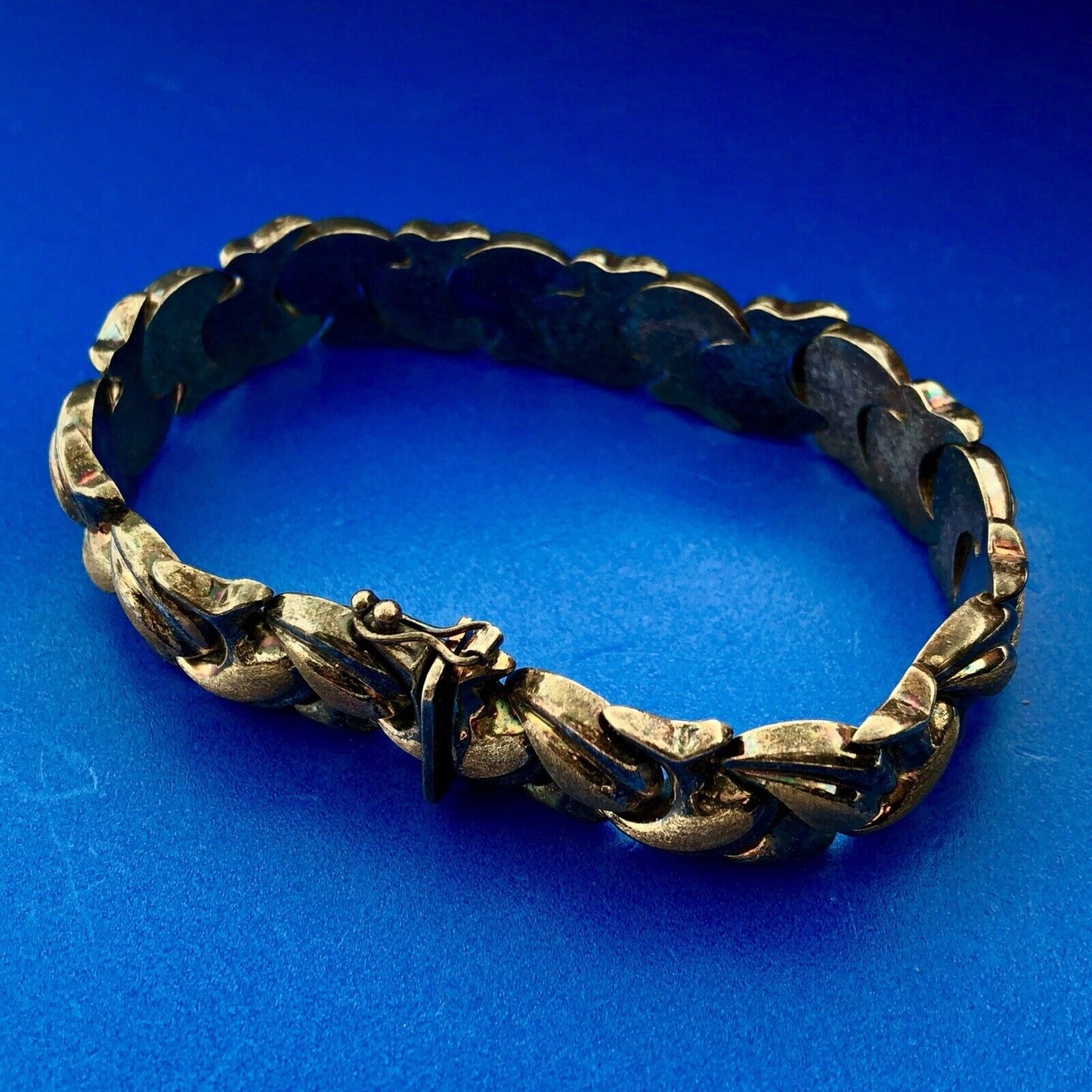 Atasay Kuyumculuk AK Turkey Sterling Silver 925 Florentine Polished Bracelet