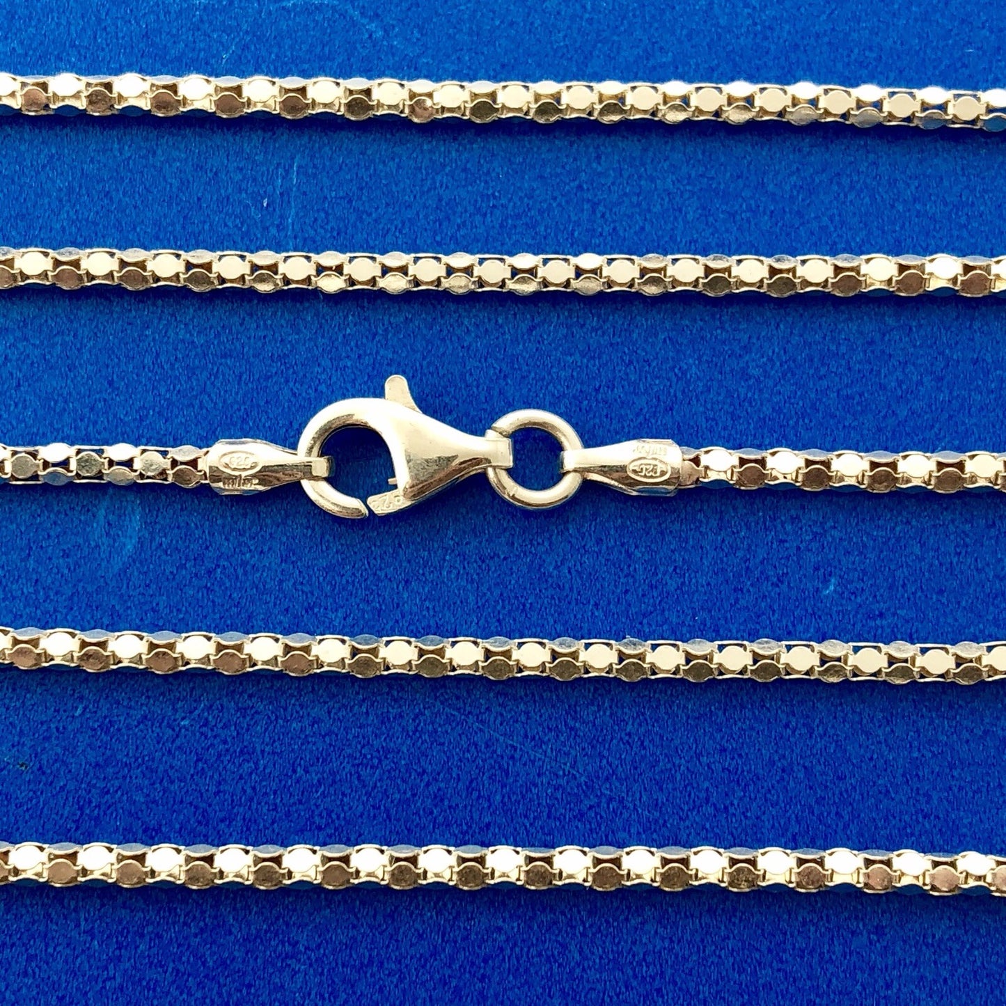 Dramatic Milor Italy Sterling Silver 925 Carved Mother Of Pearl Pendant Necklace