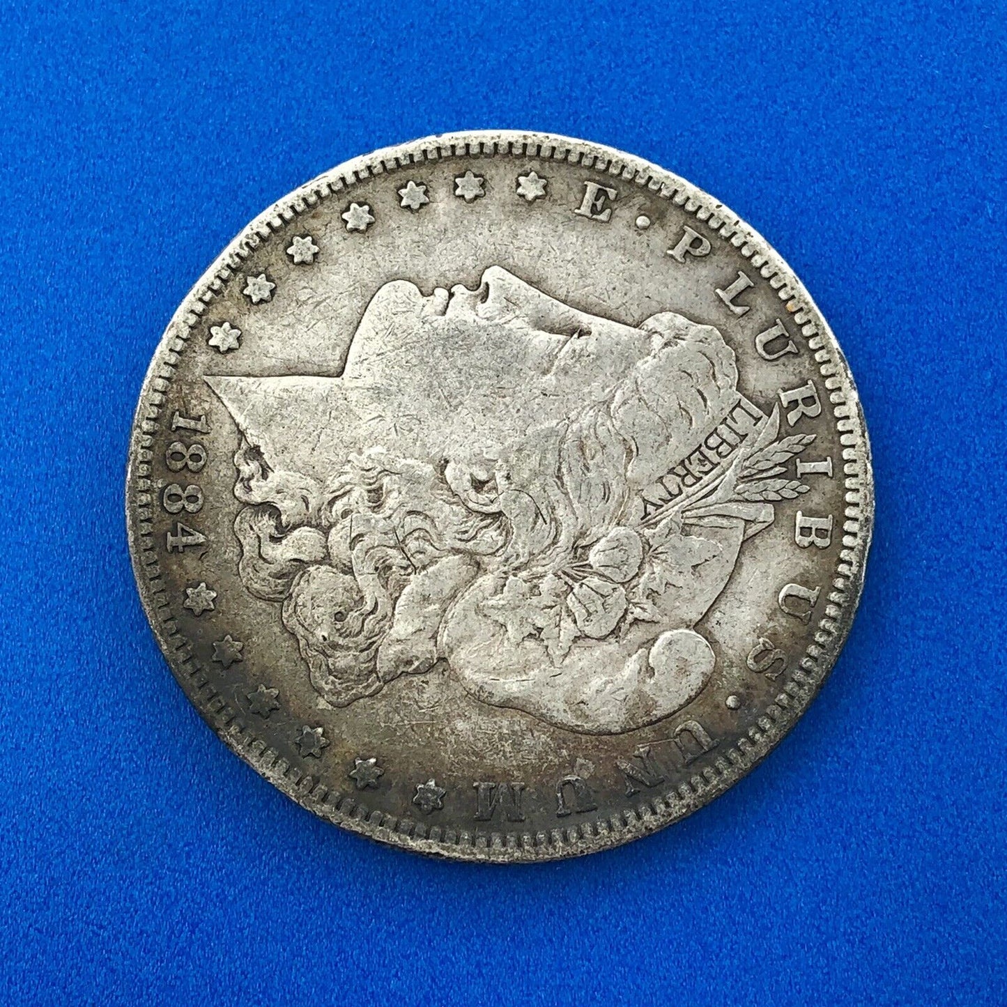 1884 S Morgan Silver Dollar $1 Better Rare Key San Francisco Mint Coin