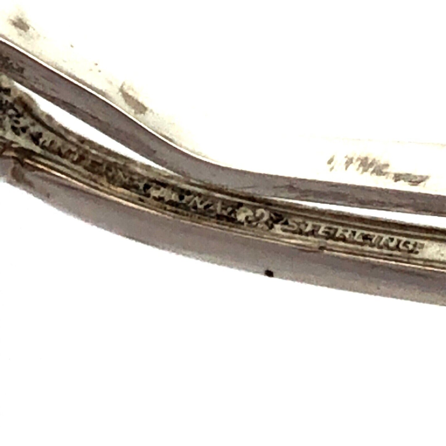 Vintage International 925 Sterling Silver Joan Of Arc Napkin Clip