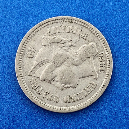 1870 P Nickel Three Cent Piece 3c Better Key Rare Scarce Philadelphia Coin