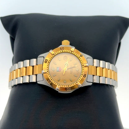 Tag Heuer Professional Two Tone 200 Meter WE1420-R Swiss Made Ladies Wristwatch