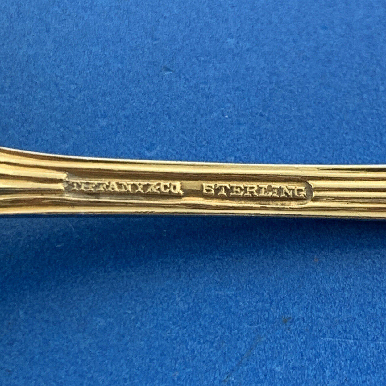 Tiffany & Co Vermeil Gold Washed Sterling Silver 925 Audubon Oval Soup Spoons