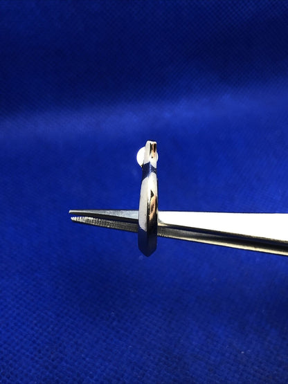 Designer 925 Sterling Silver Round Polished Small Hoop Earrings