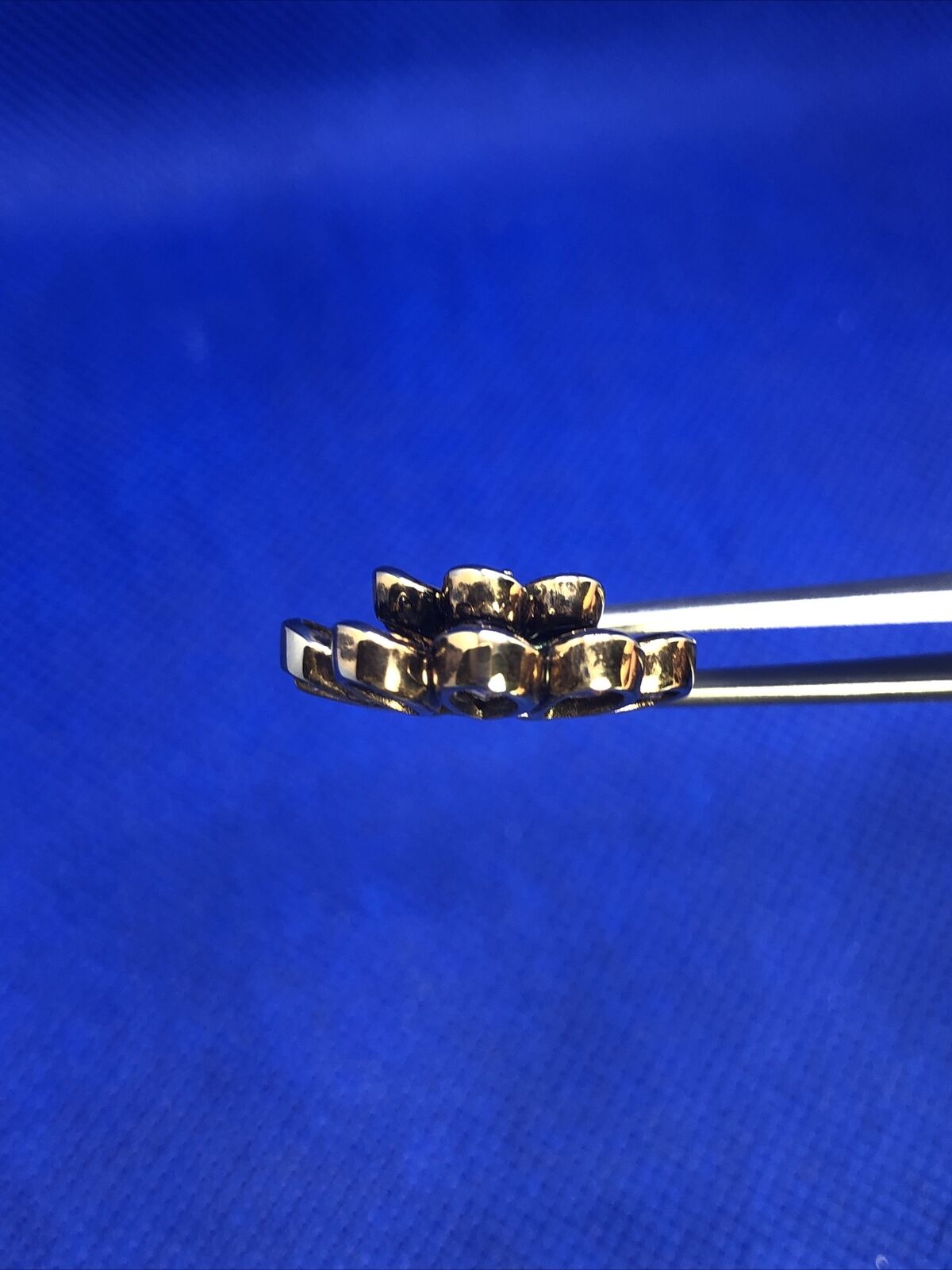 Designer Vermeil Sterling Silver Purple Cubic Zirconia Flower Statement Pendant