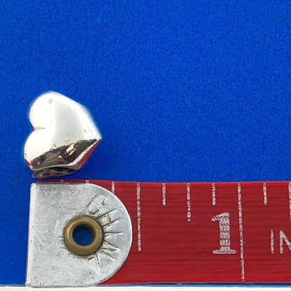 Authentic PANDORA Moments 925 Sterling Silver Puffy Polished Heart Charm 790137