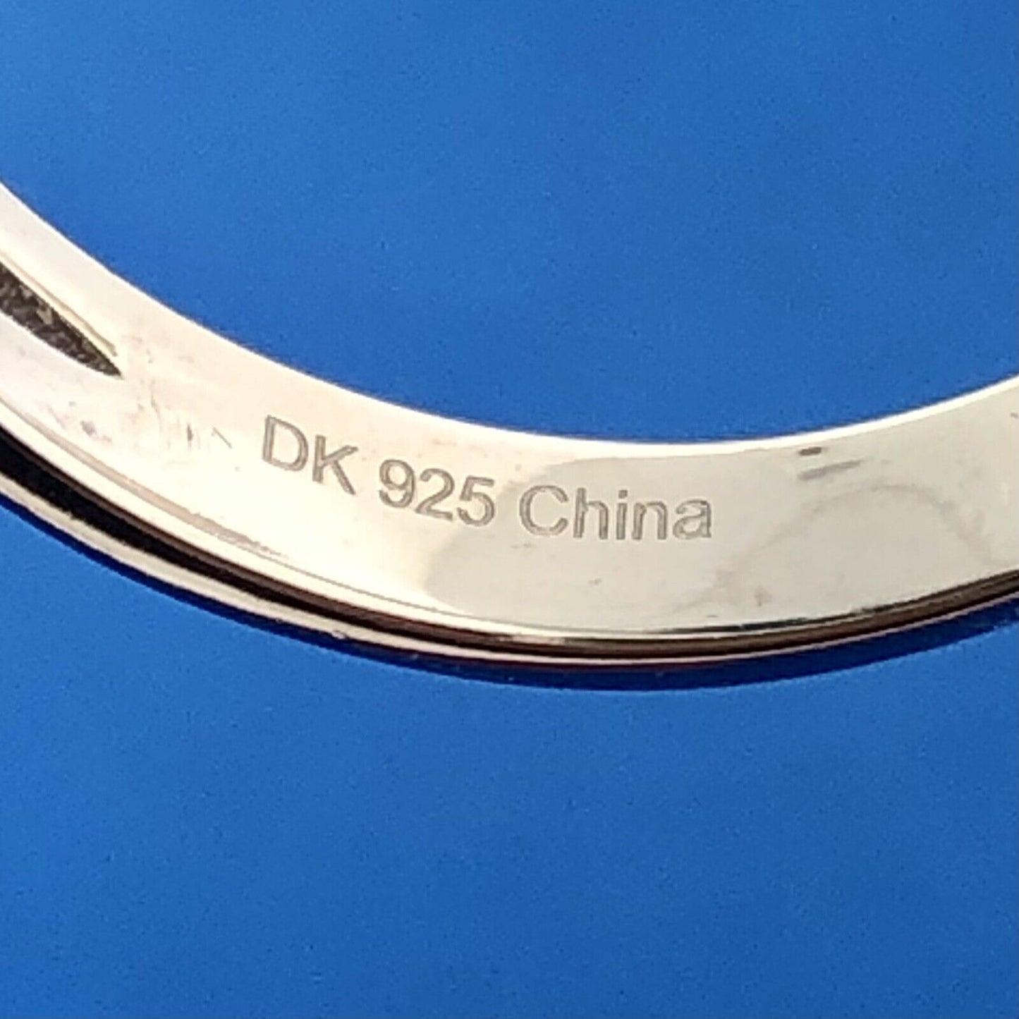 Designer DK 925 Sterling Silver Black Spinel Modernist Bow Statement Ring