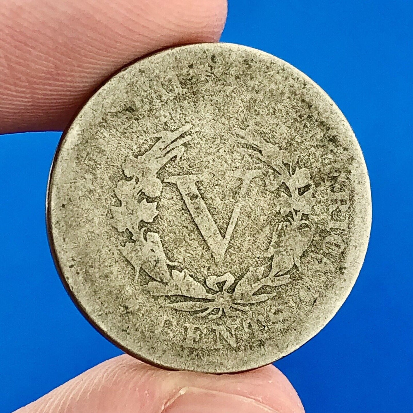 1887 P Liberty Head Nickel Five Cents 5c Better Key Rare Philadelphia Mint Coin