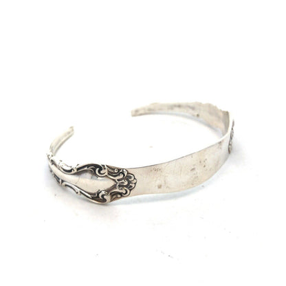 Vintage Reed & Barton 925 Sterling Silver Spoon Handle Open Cuff Bracelet