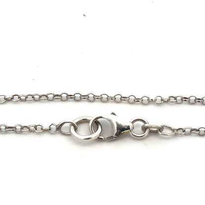 Sterling Silver Round Pearl Petite Pendant Necklace