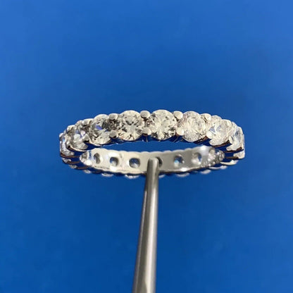 Diamonique Cubic Zirconia 925 Sterling Silver Wedding Bridal Rings Set