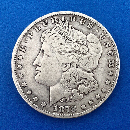 1878 7 TF Morgan Silver Dollar $1 First Year Philadelphia VAM 228B Slashed O