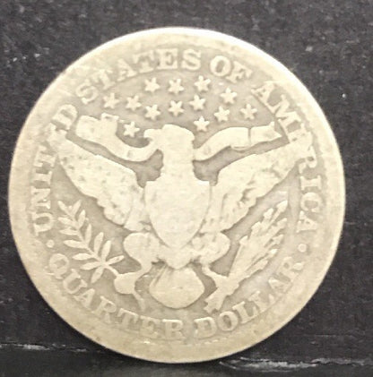 1914 P Silver Barber Quarter Better Key Date Philadelphia Coin Rare Scarce