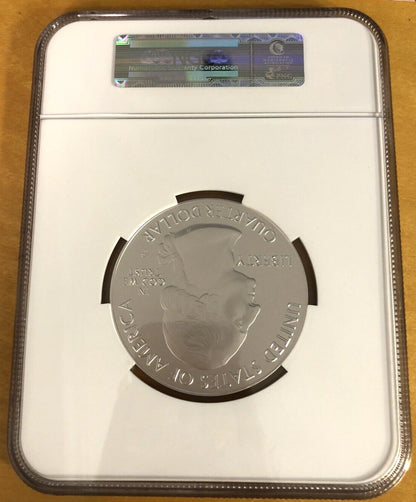 NGC 2010 Mount Hood Oregon 25C P SP70 America The Beautiful ATB 5oz Silver Coin
