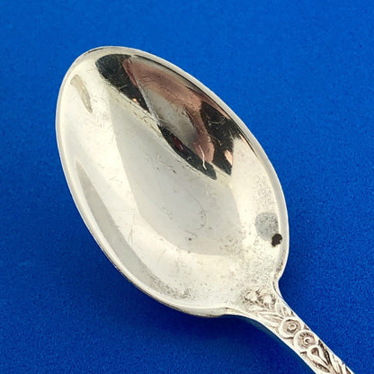 Kirk Stieff & Son Antique 1924 Sterling Silver 925 Repousse 5 5/8" Baby Spoon