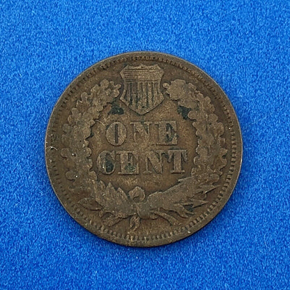 1868 P Indian Head One Cent Penny Type 3 Bronze Better Key Philadelphia Coin
